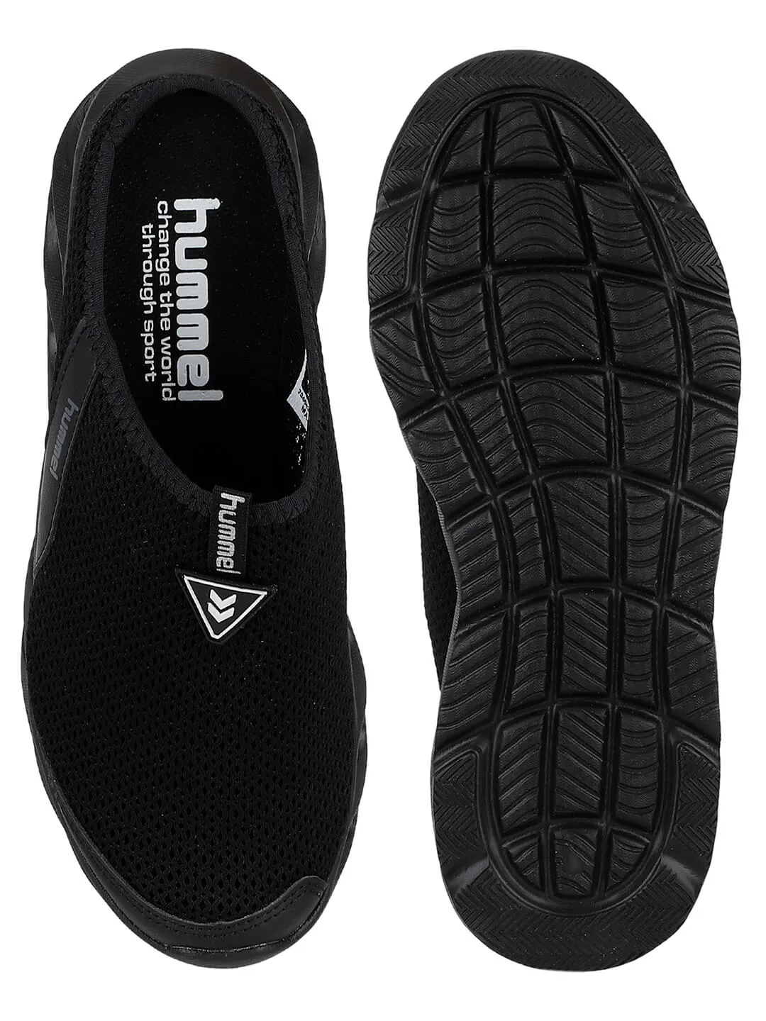 Active Slipper Lifestyle Men Charcoal Black Slip-Ons