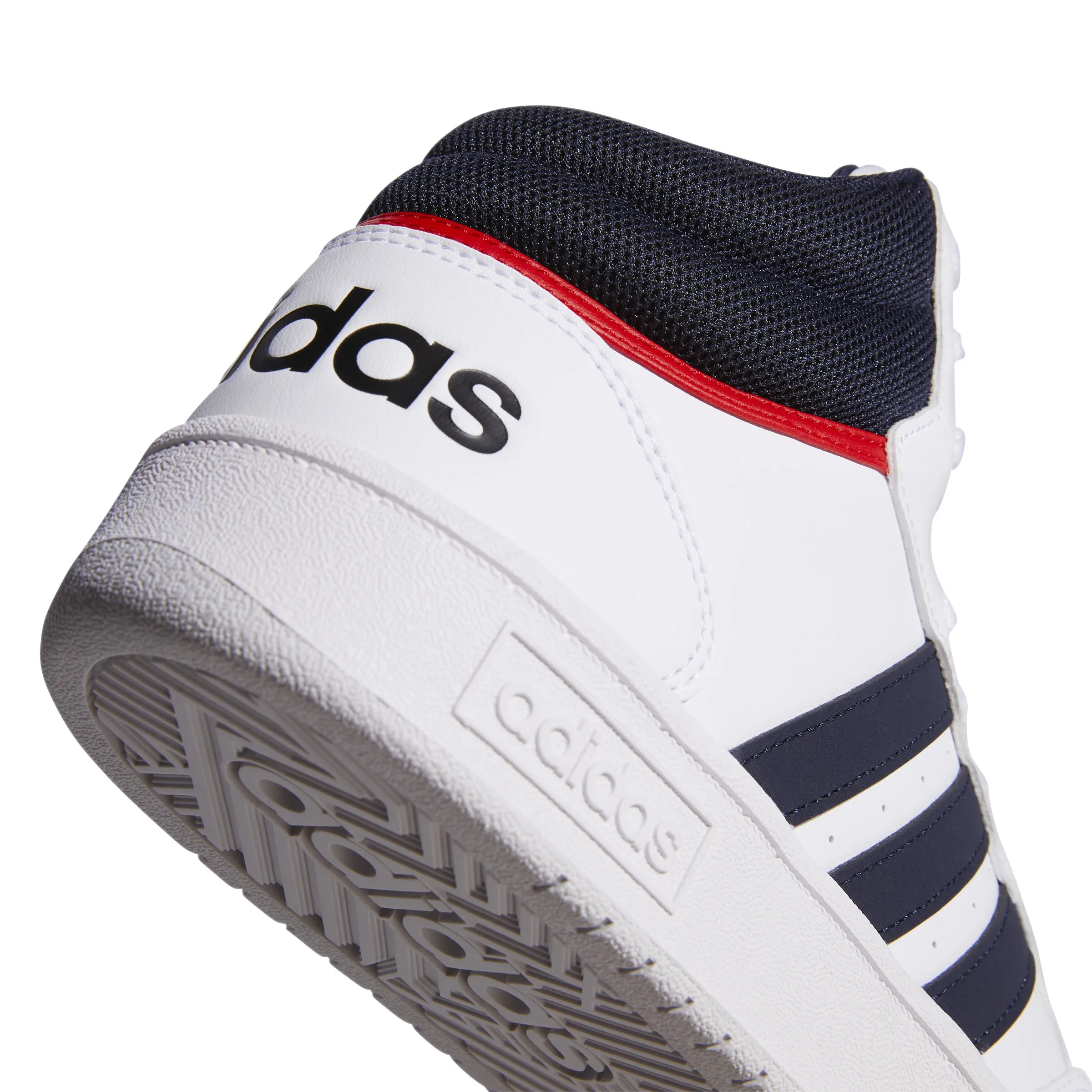 Adidas Hoops 3.0 Mid Classic Sneaker White Navy Red GY5543