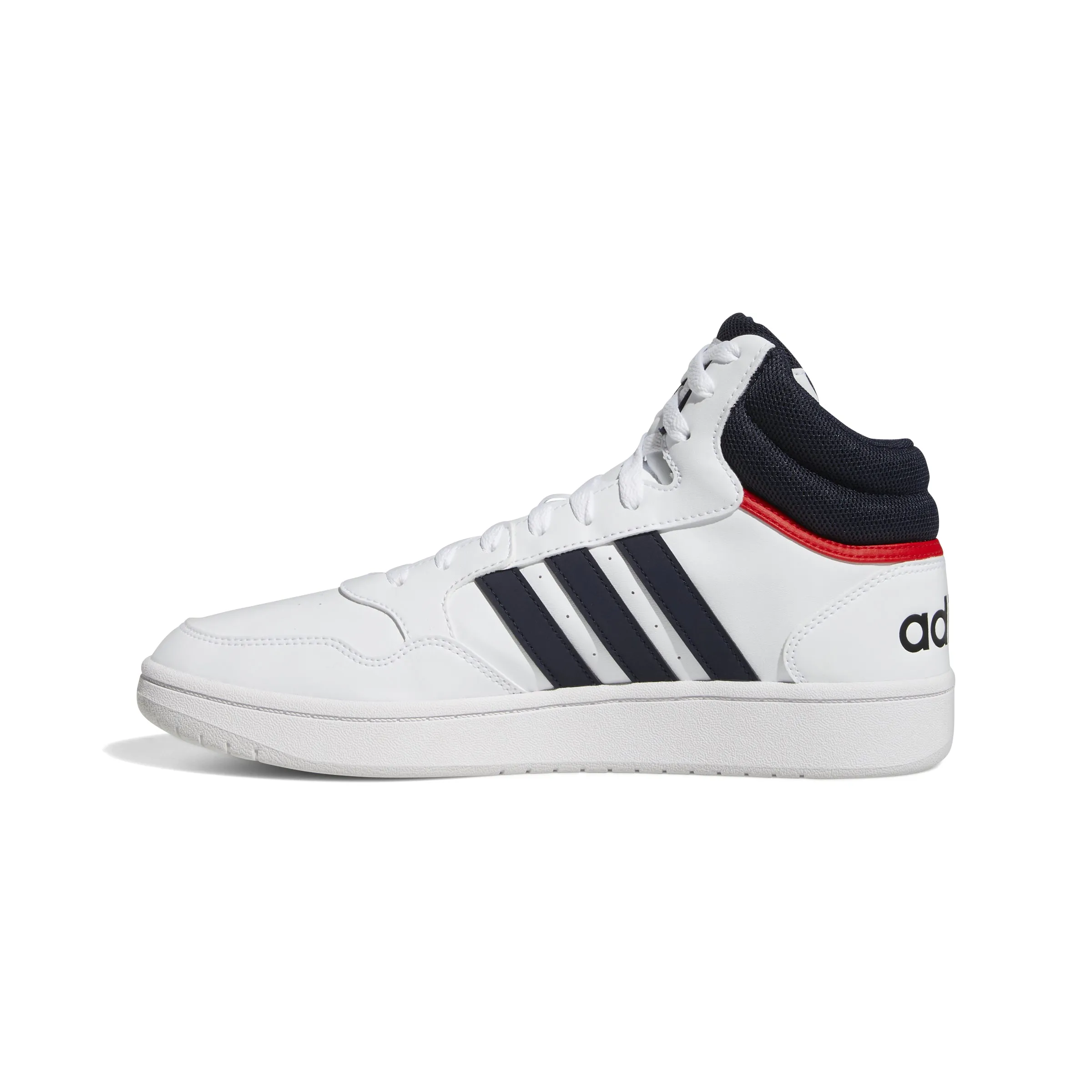 Adidas Hoops 3.0 Mid Classic Sneaker White Navy Red GY5543