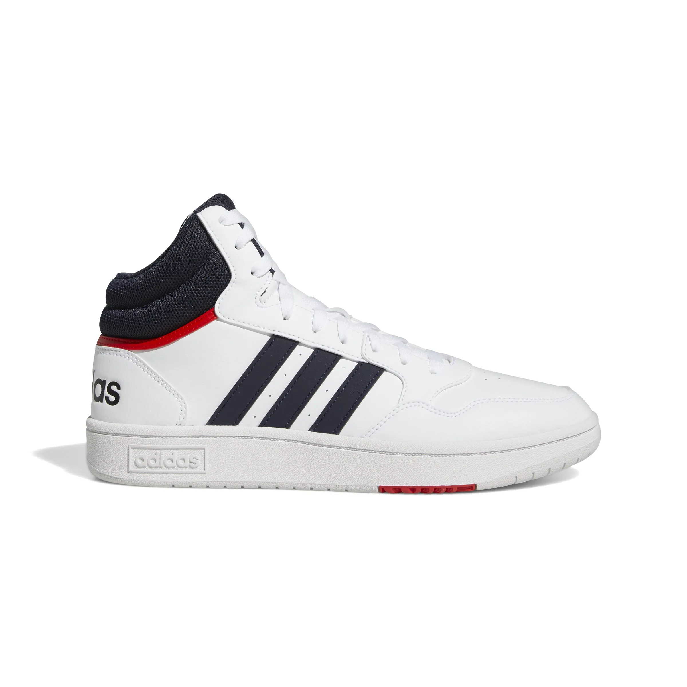 Adidas Hoops 3.0 Mid Classic Sneaker White Navy Red GY5543