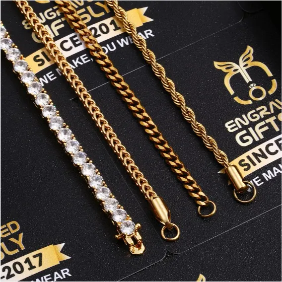 All Exclusive Bling Rope Chain, Cuban Chain, Franco Chain, Tennis Chain- Best Gift For Hip-Hop Lover