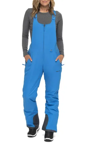 Arctix Women's Essential Insulated Bib Overalls, Marina Blue, Medium (8-10) Long