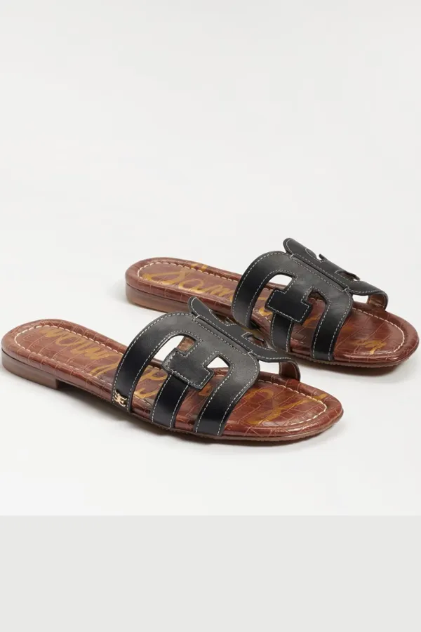 Bay Slide Sandal - Black | Sam Edelman - FINAL SALE