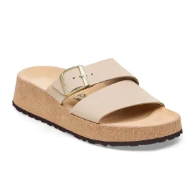 Birkenstock Almina Narrow Slide Sandal (Women) - Sandcastle Nubuck