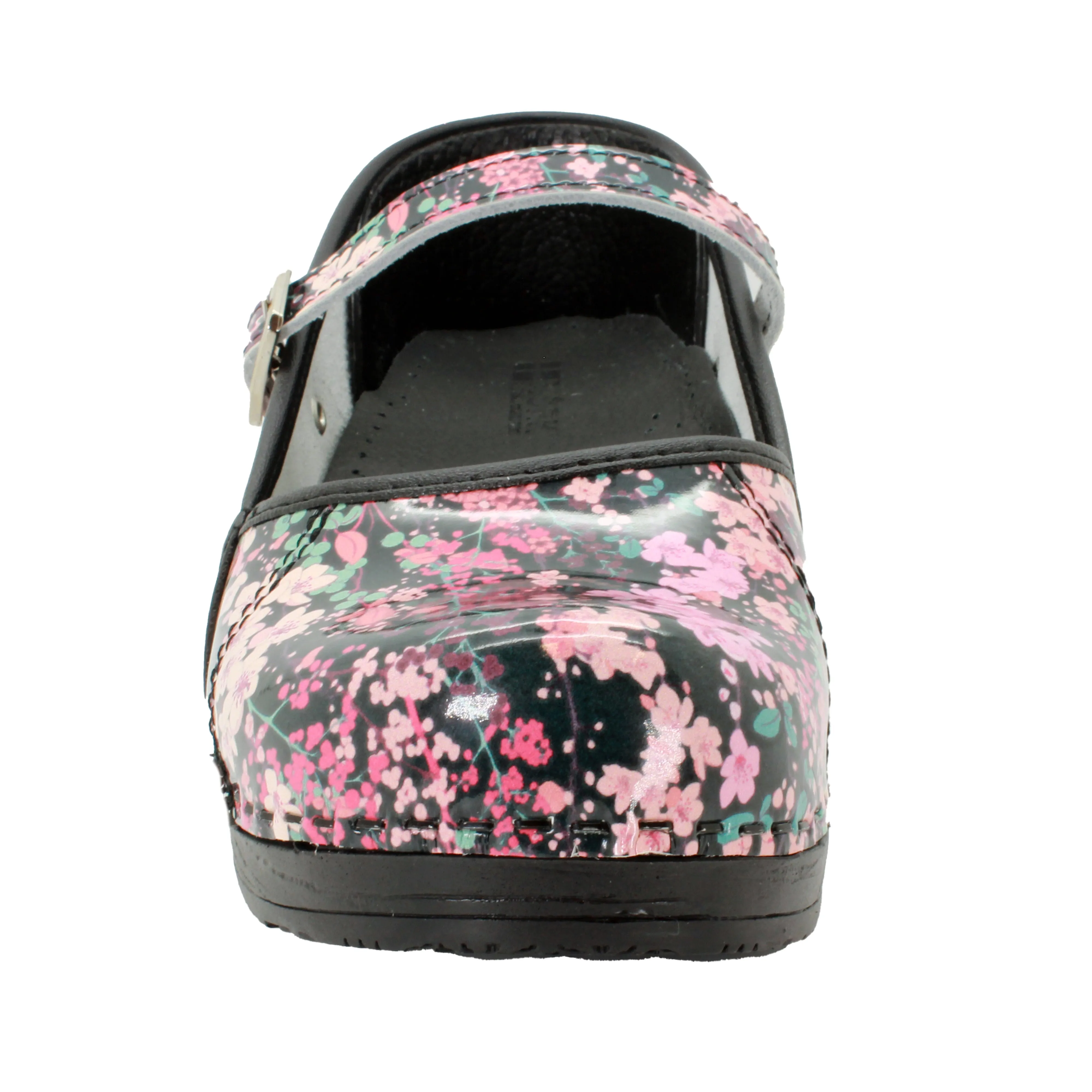 BJORK MARCELLA Mary Jane Clogs in Josse Printed Leather