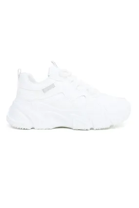 CHIC CHUNKY SNEAKERS-WHITE