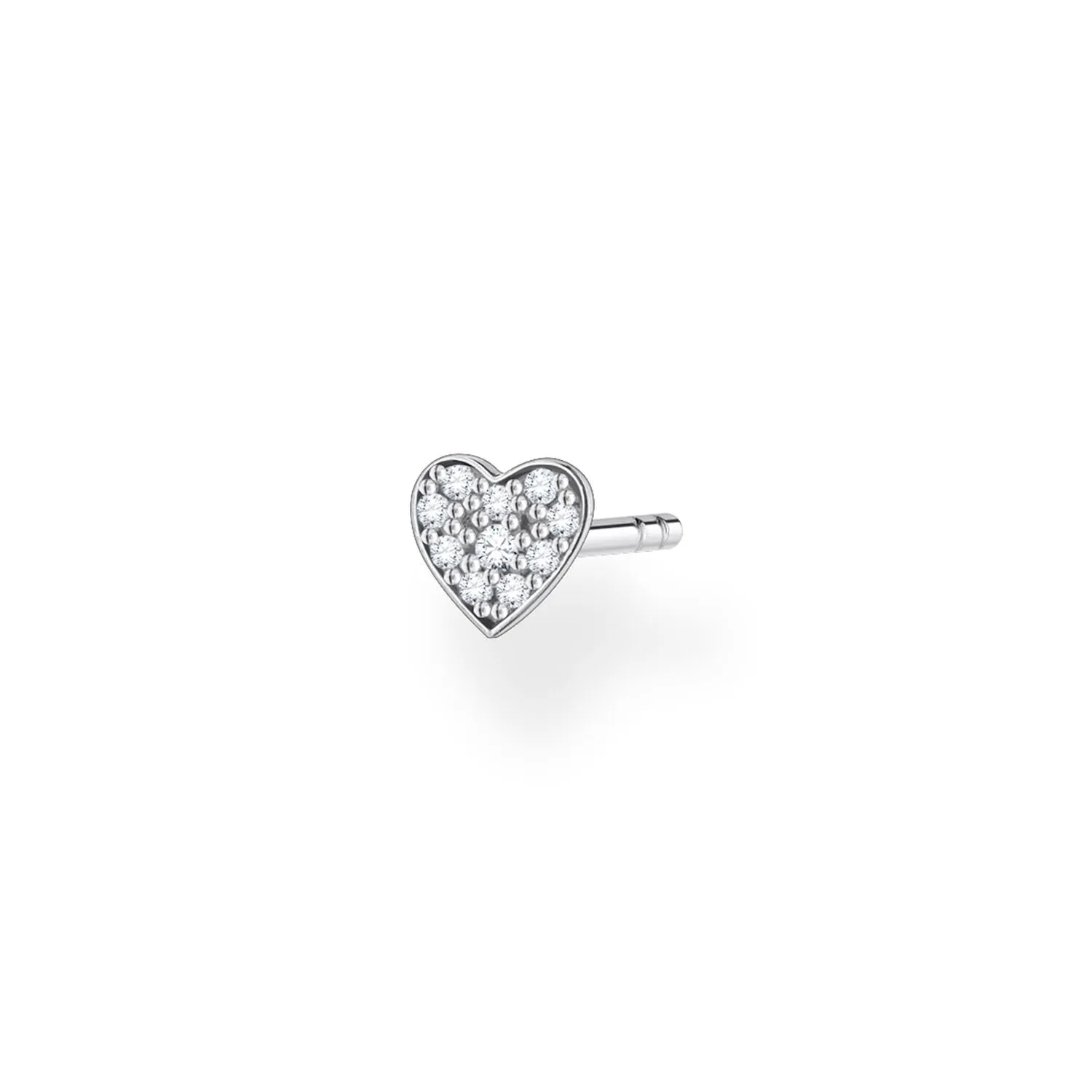 Ear Stud Heart (Single)