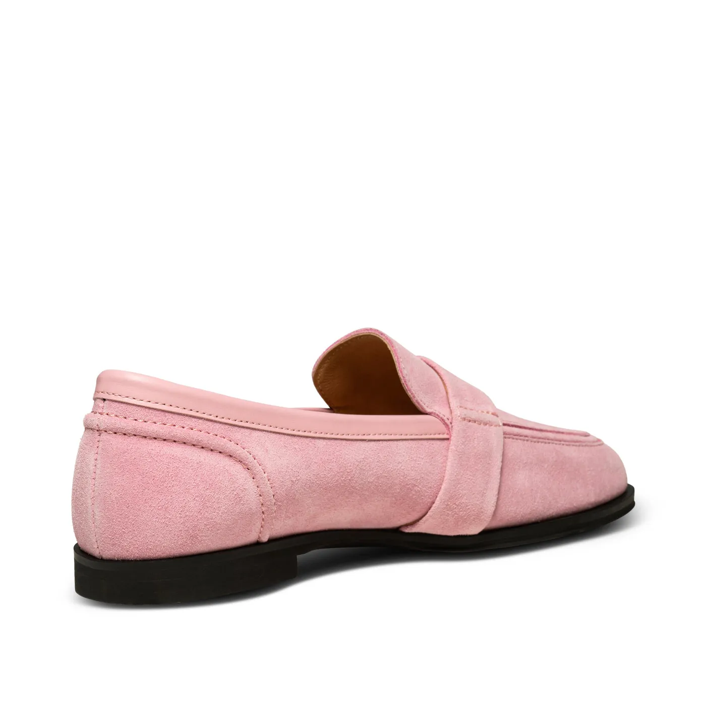 Erika saddle loafer ruskind - Soft Pink