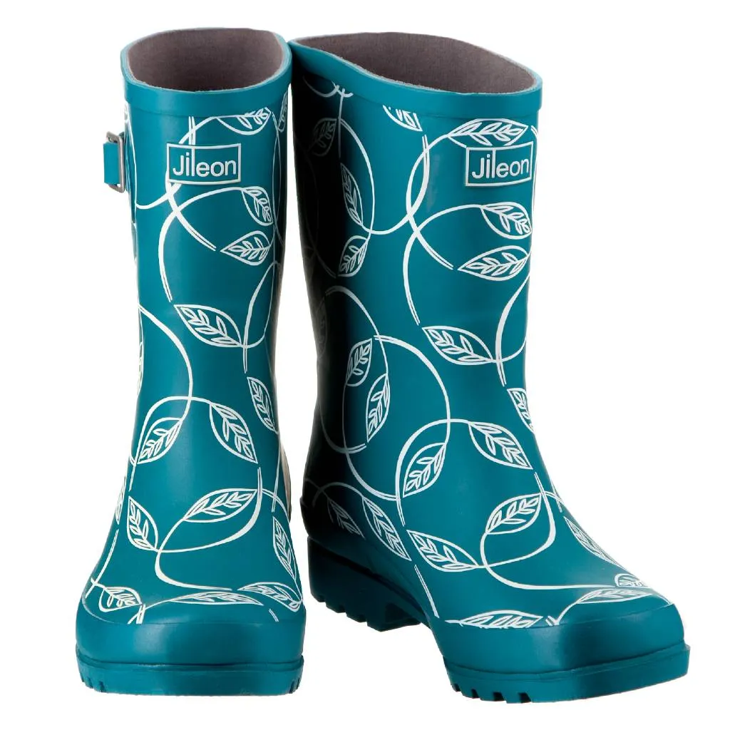 Half Height Wellies - Wide Foot & Ankle - Easy to Slip On and Off