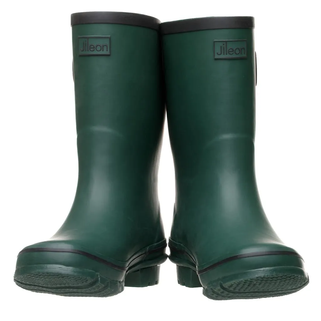 Half Height Wellies - Wide Foot & Ankle - Easy to Slip On and Off