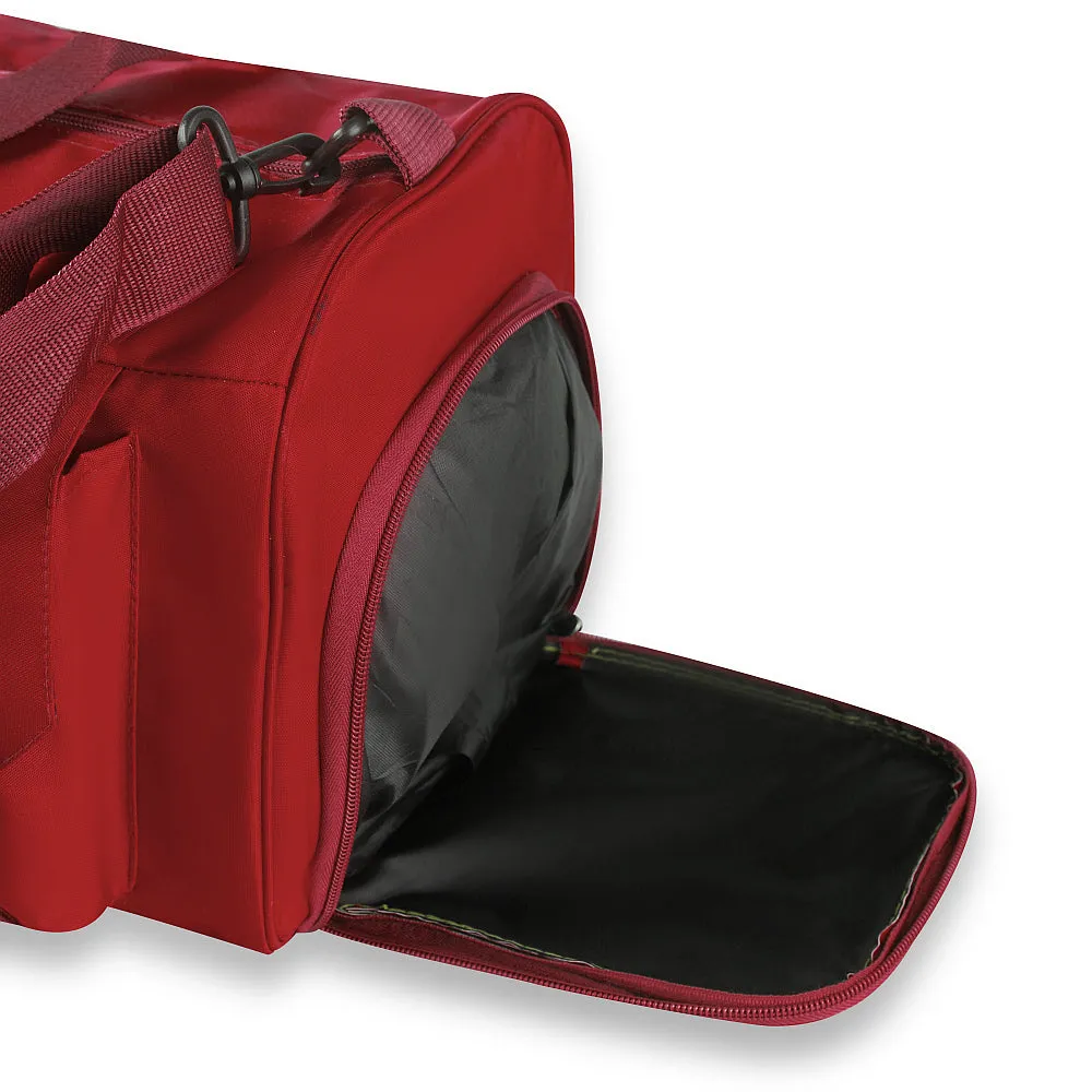 HQ RED DUFFEL BAG