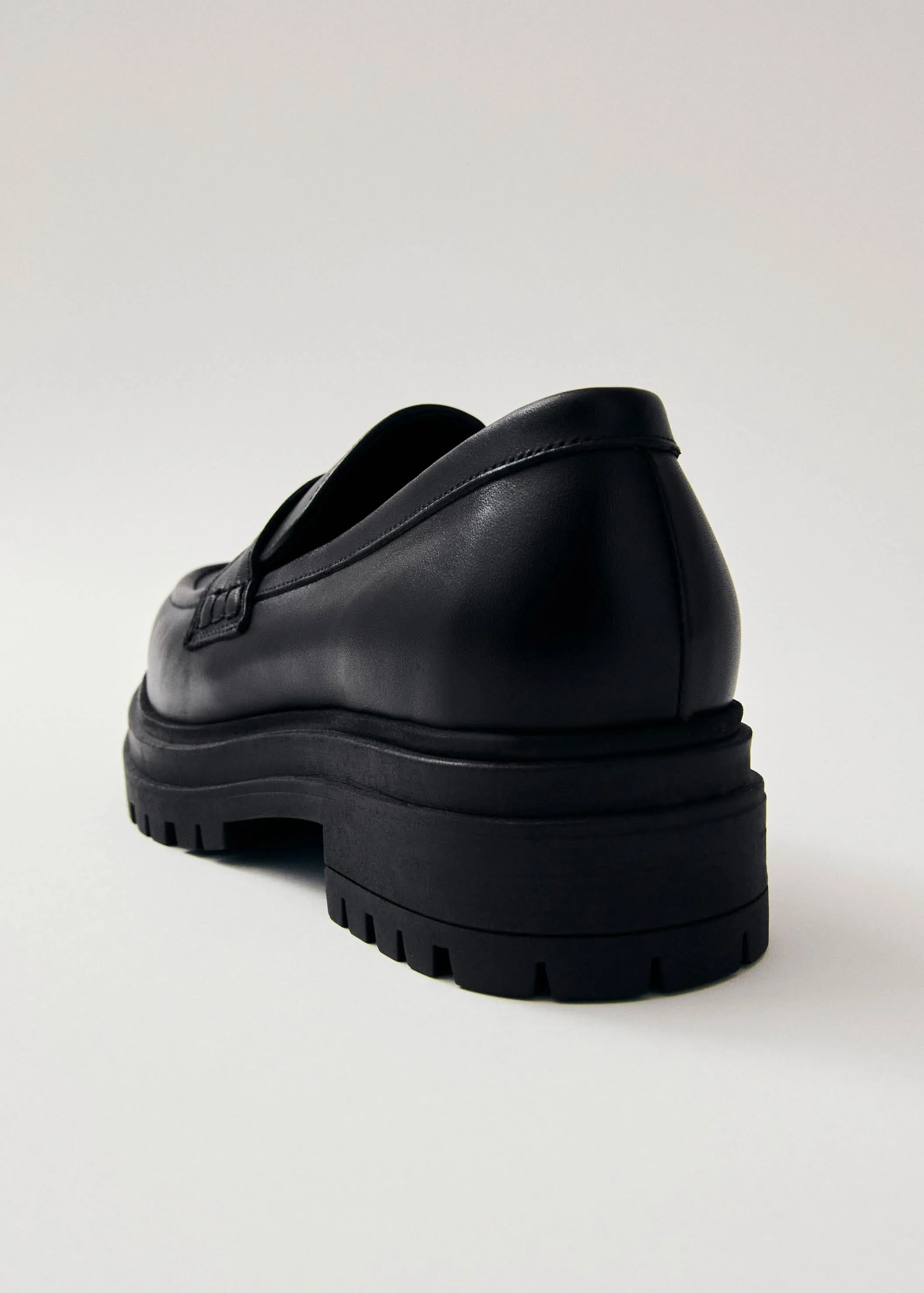 Leather Loafers - Obsidian Black