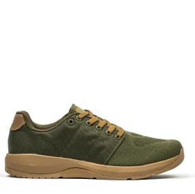 Men's Ballistic Trainers - Green   Gum