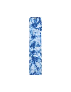 NPS John Dress Short Sleeve Tie Dye, Klein