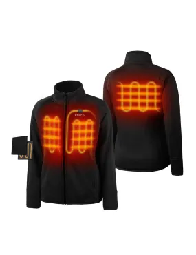 (Open-box) Women's Heated Fleece Jacket (Battery Set Not Included)