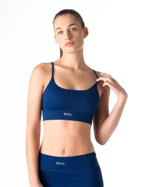 PRIME STATE STRAP SPORTS BRA - NAVY