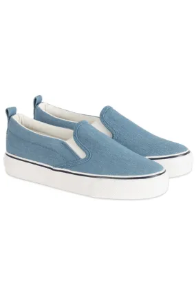 Slip On Sneaker _ 148628 _ Blue Denim