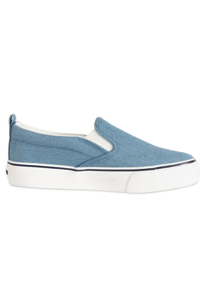 Slip On Sneaker _ 148628 _ Blue Denim