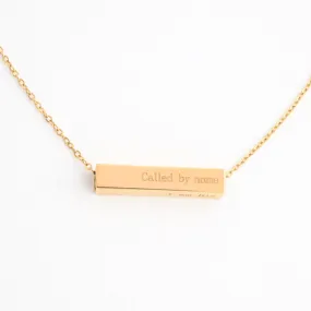 The Chosen Four-Sided Necklace Gold