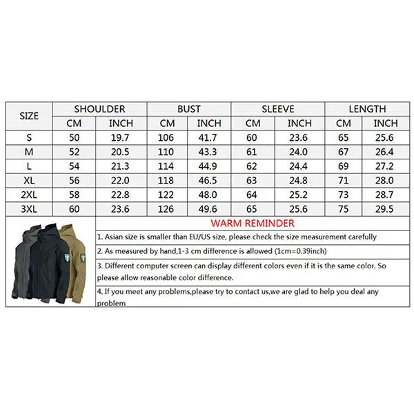 Waterproof Windproof Breathable Plush Hiking Men's Jacket(No Armband)