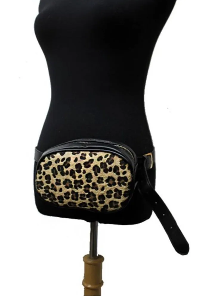 WILD CHEETAH PRINT CROSSOVER BELT BAG