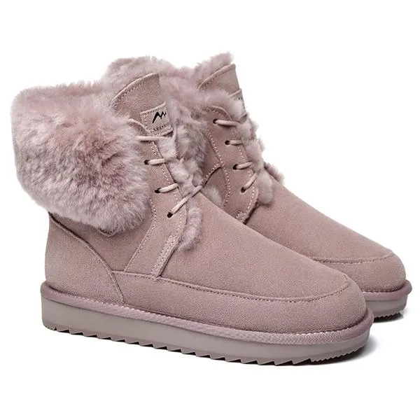 Winter Fashion Lace-Up Boots